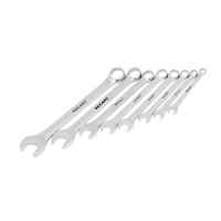 12-5841-2 Набор ключей комбинированных REXANT (8, 10, 12, 13, 14, 17 мм), 6 шт., желтый цинк