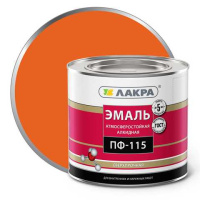 0007737 Эмаль ПФ-115 Лакра Оранжевый 2кг Л-С
