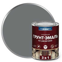 8300086 Грунт-эмаль 3 в 1 PROREMONTT серая 0,8 кг