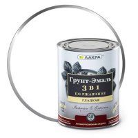 0007591 Грунт-эмаль 3 в 1 Лакра Белый 0,8кг Л-С