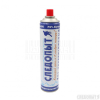 Газ для порт. плит "СЛЕДОПЫТ", метал. баллон, 336гр. РЕЗЬБОВОЙ, (всесезонный) /12/