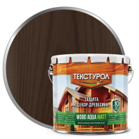 0013923 Текстурол WOOD AQUA MATT деревозащитное средство на вод. основе Орех 2,5л Л-С