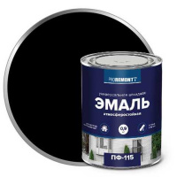 0006684 Эмаль ПФ-115 PROREMONTT Черный 0,9кг Л-С