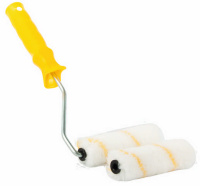 0201152 Мини-валик с ручкой+ролик, полиэстер 10/100/15мм, желт.нить, D6мм, Россия (аналог 0416001) 