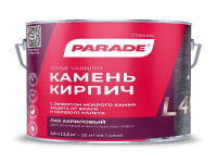 0006085 Лак для камня акриловый на растворит. PARADE L40 Камень & Кирпич Глянцев. 2,5л Россия