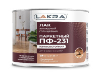 0007656 Лак ПФ-231 паркетный Лакра 1,8кг Л-С