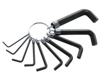 Набор L-образных ключей НЕХ (H1.5 - H10), 10 шт, InWork (64157)