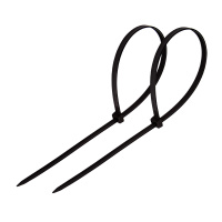 07-1303 Хомут-стяжка кабельная нейлоновая REXANT 300 x4,8 мм, черная, упаковка 100 шт.