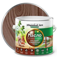 0007081 Масло для террас и деревянных полов Здоровый Дом палисандр 1,8л Л-С
