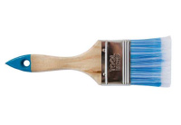 0111414 Кисть плоская "Лазурит-Стандарт", искусственная щетина, дер. рук., 63мм (0102325)