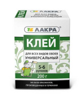 0007866 Клей Лакра для всех видов обоев универсальный 200г