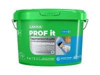 0007982 Гидроизоляция полимерная Лакра PROF IT 3кг