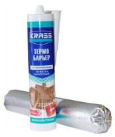 8302831 Герметик акриловый KRASS Термо Барьер для деревянного дома 600мл Тик