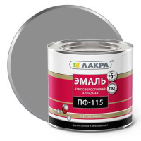 0007752 Эмаль ПФ-115 Лакра Серый 2кг Л-С