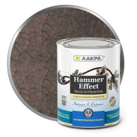 0008125 Эмаль с молотковым эффектом Лакра Коричневый 0,8кг Л-С