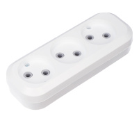 11-8703 Колодка 3 гнезда без заземления REXANT