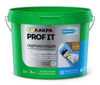 0007983 Гидроизоляция полимерная Лакра PROF IT 6кг