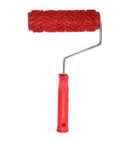 0309253 Валик структурный с ручкой, рисунок "Волна"  24 Китай