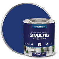 0006676 Эмаль ПФ-115 PROREMONTT Синий 2,7кг Л-С