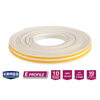 0005525 Уплотнитель самоклеящийся KRASS для окон и дверей Е10 белый