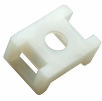  АКЦИЯ 07-2102 Площадка для крепления стяжки REXANT (ПС-2) 22x16 мм, белая, упаковка 100 шт.