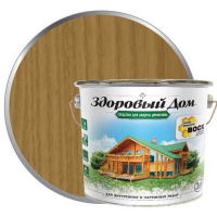 9592380 Деревозащитное средство Здоровый Дом 2в1 Дуб 2,7л (0007010)