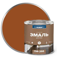 0006702 Эмаль ПФ-266 Proremontt желто-коричневая 2,7 кг 