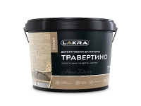 9592912 Декоративная штукатурка с эффектом травертина ЛАКРА ДЕКОР Травертино 5кг