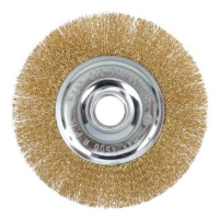 2302003 Щетка-крацовка дисковая, для УШМ, латун.витая проволока, 150мм