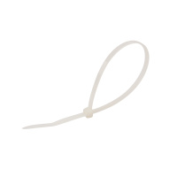 07-0200-5 Хомут-стяжка кабельная нейлоновая REXANT 200 x4,8мм, белая, упаковка 100 шт.