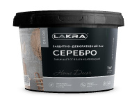 9592922 Защитно-декоративный лак ЛАКРА ДЕКОР Серебро 1кг