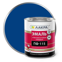 0007757 Эмаль ПФ-115 Лакра Синий 2,8кг Л-С