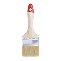 0112115 Кисть плоская "Классик-Эксперт", натуральная щетина, дер. рук., 75мм (аналог 0101130)