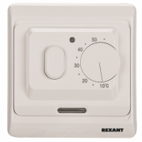  АКЦИЯ 51-0530 Терморегулятор механический с датчиком температуры пола и воздуха (3680 Вт) REXANT