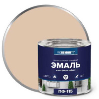 0006680 Эмаль ПФ-115 PROREMONTT Слоновая кость RAL 1015 1,9кг Л-С