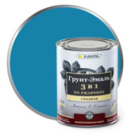 0007596 Грунт-эмаль 3 в 1 Лакра Голубой 0,8кг Л-С
