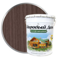 9592402 Деревозащитное средство Здоровый Дом 2в1 Палисандр 20л (0007029)