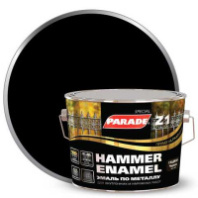 0006503 Эмаль по металлу Parade Z1 гладкая  RAL 9005 Черный 2,5л Л-С