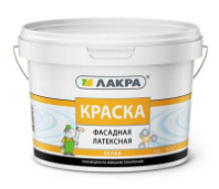 8306488 Краска фасадная латексная Лакра белоснежная 3кг (9591815)