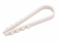 07-4501 Дюбель-хомут нейлоновый REXANT 5-10 мм, белый, упаковка 100 шт.