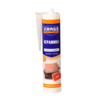 8307630 Клей KRASS ЖГ для пластика и плитки Особопрочный (Керамика) Белый 300м (0005397)