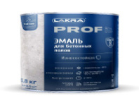 8311347 Эмаль для бетонных полов быстросохнущая  Лакра PROF IT Галечный серый, RAL 7032 0,8 кг