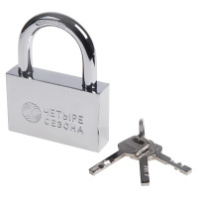 79-0037 Замок навесной серия «Сталь» 70 мм ЧЕТЫРЕ СЕЗОНА