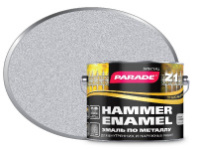 0006506 Эмаль по металлу Parade Z1 гладкая  RAL 9006 Серебряный 2,5л Л-С
