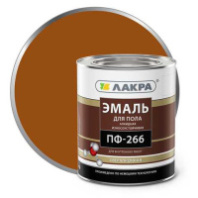 0007804 Эмаль ПФ-266 Лакра Зол.-корич. 3кг Л-С