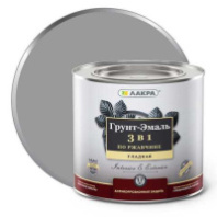 0007619 Грунт-эмаль 3 в 1 Лакра Серый 1,7кг Л-С