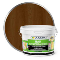 0007571 Лак в/д тонированный Лакра Орех 2,5кг Л-С