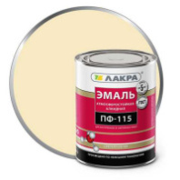 0007730 Эмаль ПФ-115 Лакра Кремовый 1кг Л-С