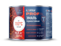 9590249 Эмаль термостойкая антикоррозионная Лакра PROF IT до 700С Белый  0,4 кг