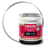 0007680 Эмаль ПФ-115 Лакра Бел. мат. 3кг Л-С